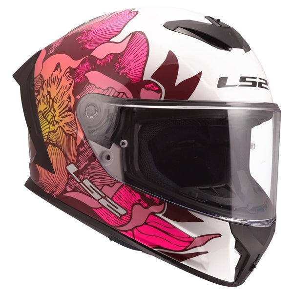 LS2 HELM RAPID III POPPIES II WH/PI 2XL LS2 820-0112