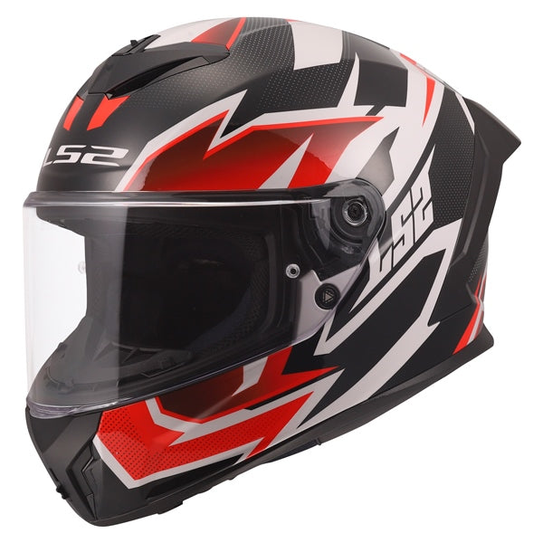 LS2 HELM RAPID III XTREM WH/BK/RD 2XS LS2 820-0186