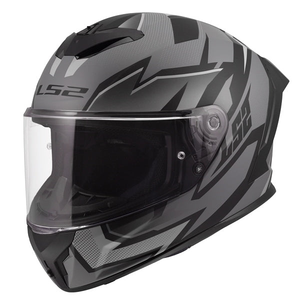LS2 HELM RAPID III XTREM MAT BK/GY M LS2 820-0205