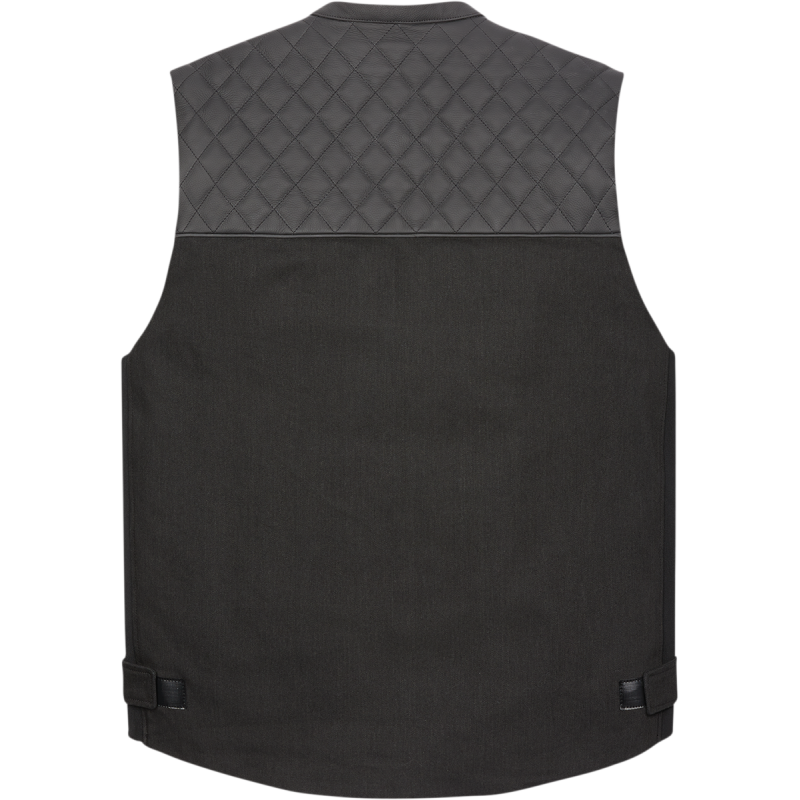 ICON CHAMONIX DENIM VEST BLACK XL 2830-0555