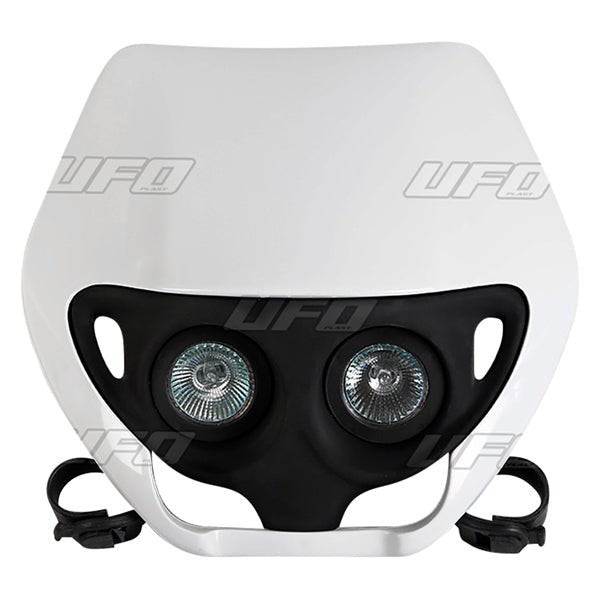 UFO HEADLIGHT TWINS HALO DOUB 12V 35W WH UFO PF01688#041