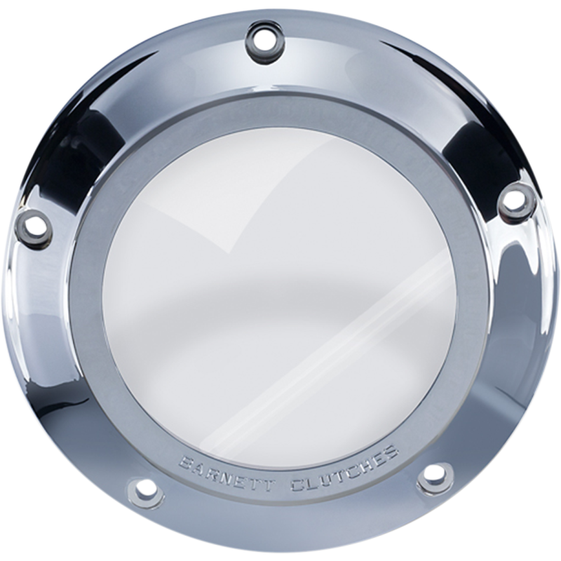 BARNETT 07-18 B/T CLEAR DERBY COVER CHROME 343-30-43013