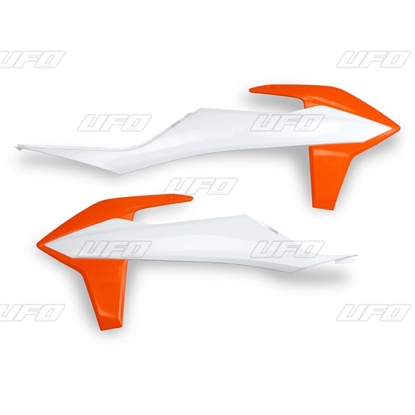 UFO RADIATOR GUARD WH KT/OG KTM UFO KT04092#999W