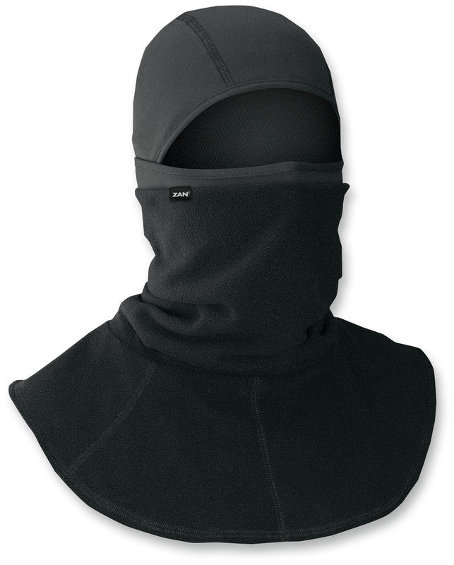 ZAN HEADGEAR BALACLAVA W/ NECK GAITER POLYESTER/SPANDEX BLACK WB114C