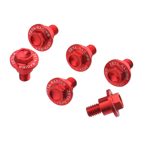 DRC ZETA UNIT FORK GUARD BOLT SET RD KTM QTY6 ZE88-9502