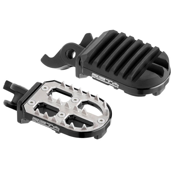 DRC ZETA UNIT FOOT PEG ADVENTURE ALU BK HON ZE93-0140
