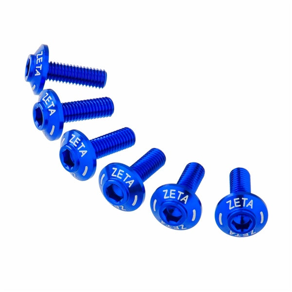 DRC ZETA UNIT SCREEN BOLT KIT BL QTY6 DRCZETA ZS88-1063