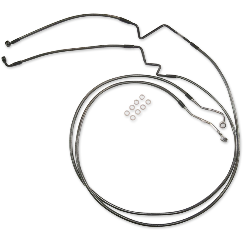 MAGNUM BRAKE LWR LINE ABS FLHT BLK AS47016