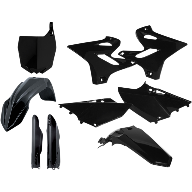 ACERBIS PLASTIC KIT- FULL YZ125/250:15-15 BLACK 2402960001
