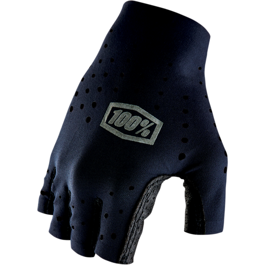 100% SLING BIKE SHORT FINGER GLOVES BLACK SM 10021-00000