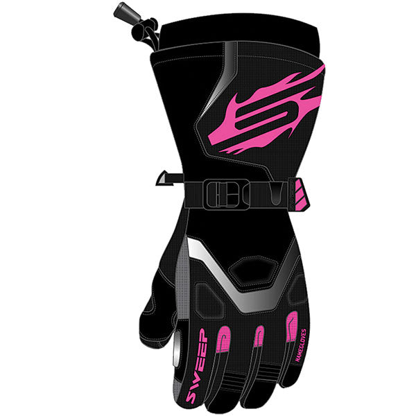 SWEEP WOMEN'S RECON GLOVES XS BLACK/PINK CGRECL-021-07