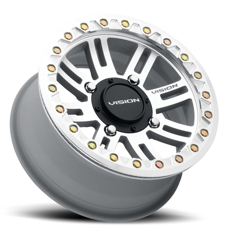 VISION WHEELS UTV WHEEL MANX 2 B/L 14X7 4/110 (4.4+2.6) MACHINED 356BL147110ACMFMR44
