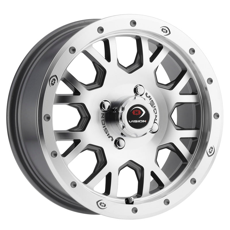 VISION WHEELS VISION WHEEL INVADER 14X7 4/110 MACHINED GV8-147110GMMF55
