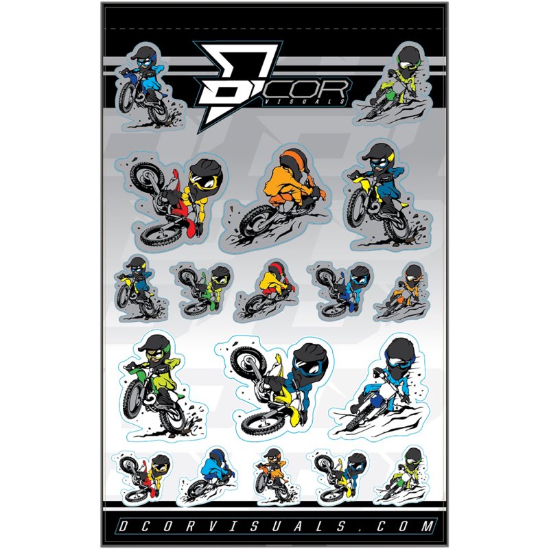 D'COR VISUALS DECAL SHEET CARICATURE 40-90-115