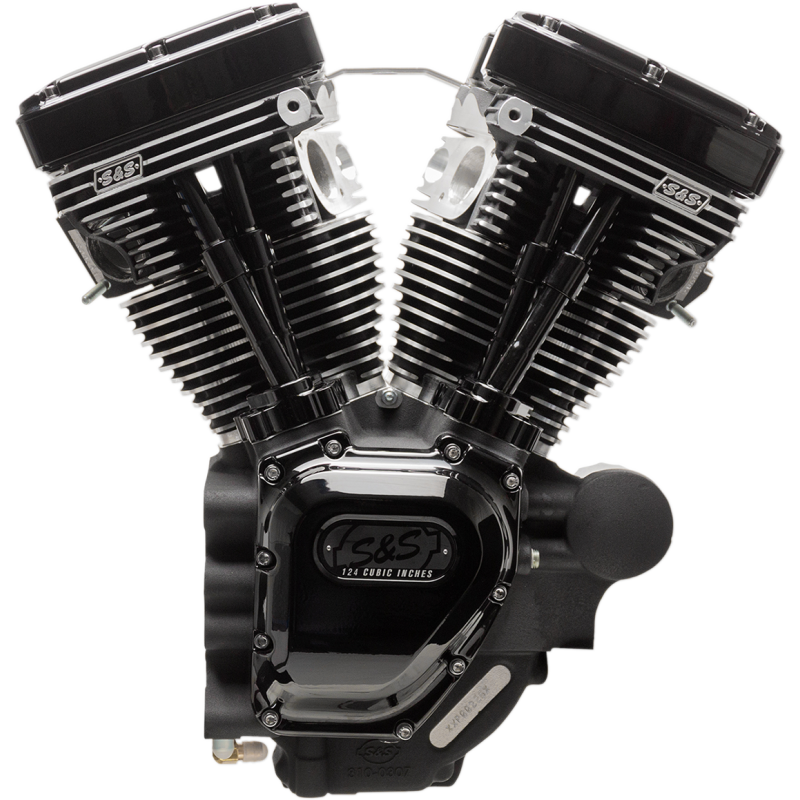 S&S CYCLE ENGINE T124HCLB BLK 07-16 310-0835A