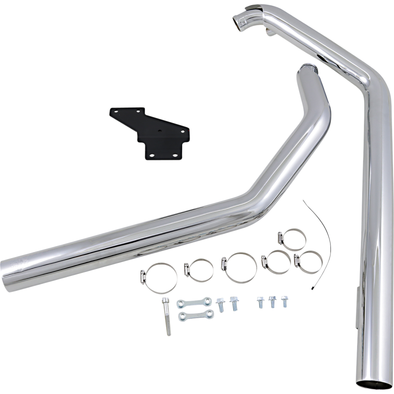 VANCE & HINES 86-11 SOFTAIL STRAIGHTSHOTS 2:2 FS CHROME 17817