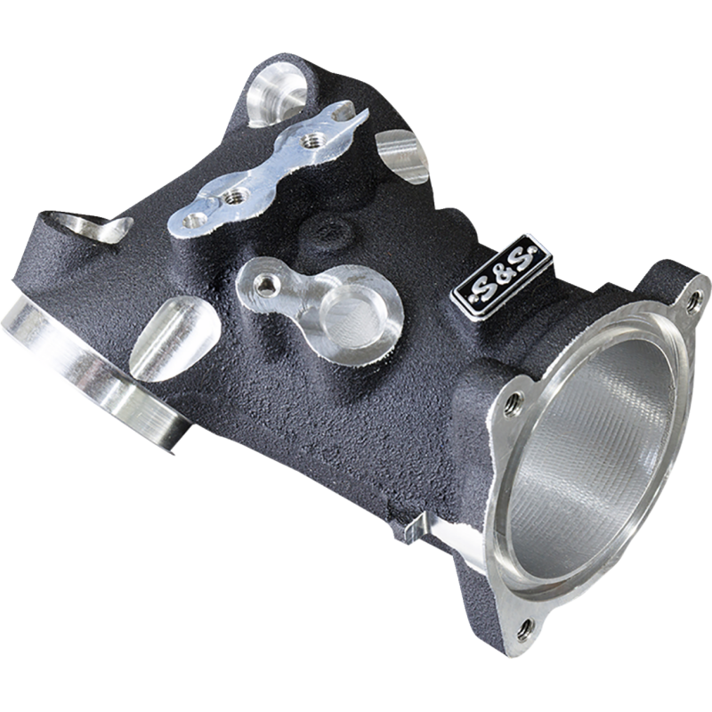 S&S CYCLE MANIFOLD PREMIUM 55MM CNC PORTED BLACK FOR M8 2017-2023 160-0276