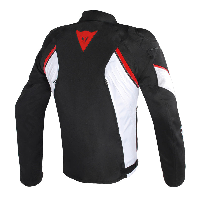 DAINESE AVRO D2 TEX JACKET BLACK/WHITE/RED 1735190-858-46