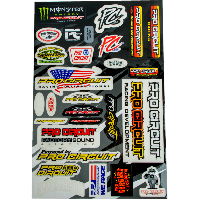 PRO CIRCUIT DECAL SHEET DELUXE DC22DLX