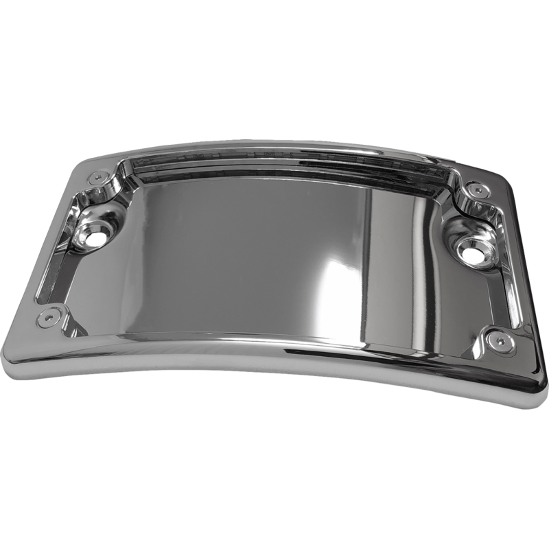 KODLIN CURVED UNIVERSAL LICENSE PLATE KIT CHROME KUS20201