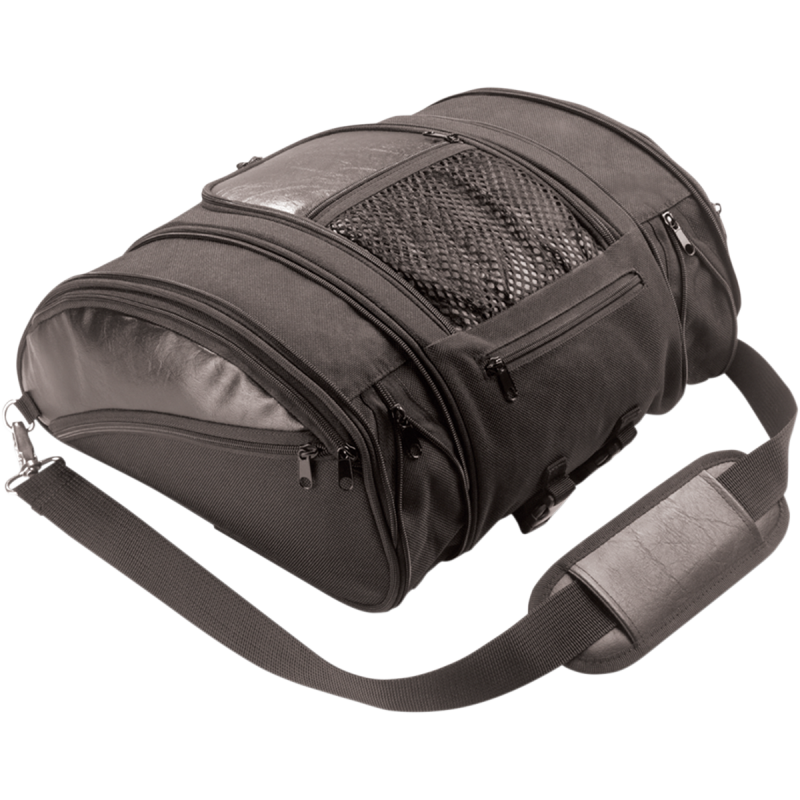 SHOW CHROME DELUXE SOLO RACK BAG H50-107BK