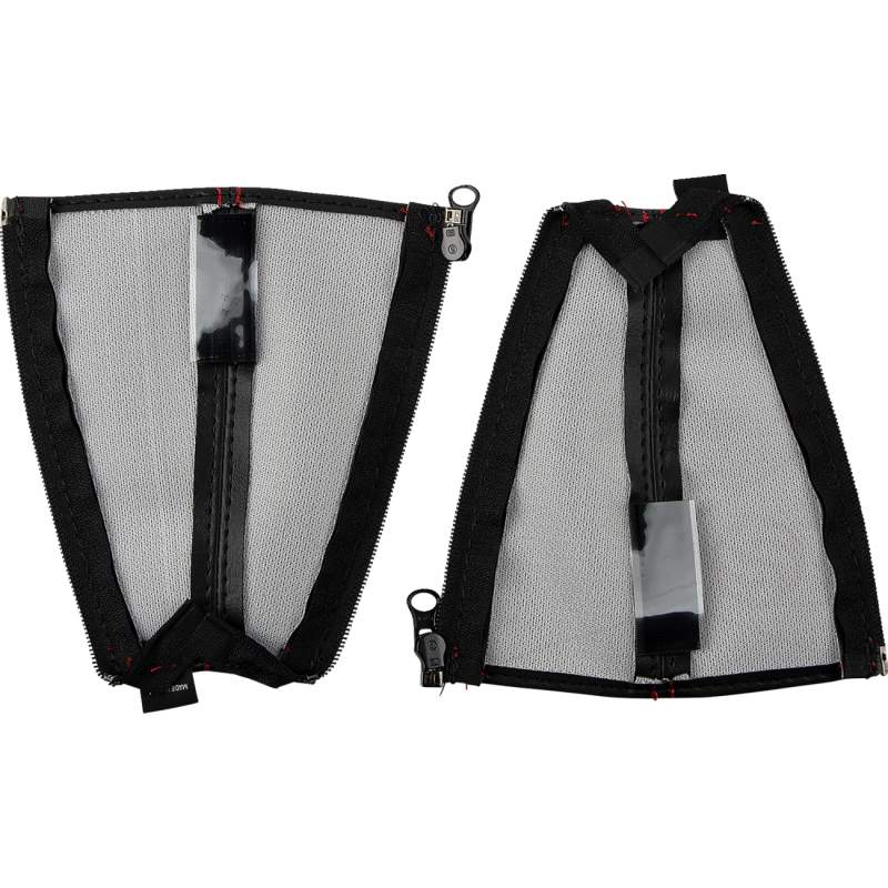 SHOW CHROME SEAT BELT COVERS RED H44-5RED