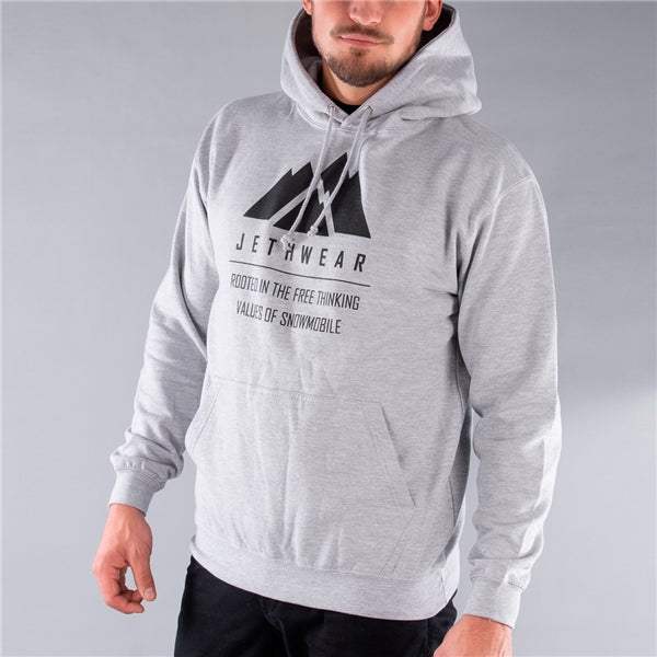JETHWEAR HOODIE MOUNTAIN MEN GY S JETHWEAR J19105-002-S