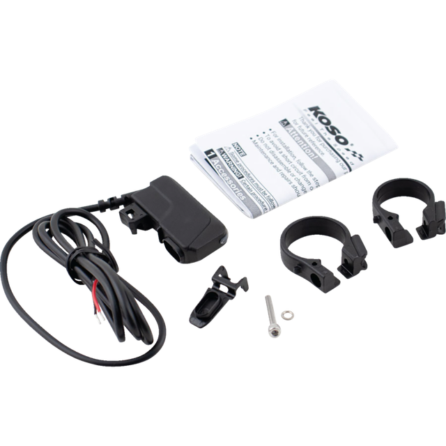 KOSO NORTH AMERICA TYPE-C CHARGER BLACK KW011000