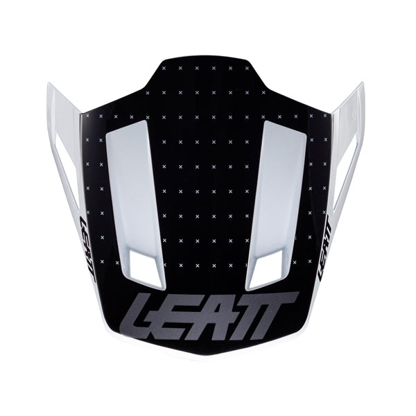 LEATT VISOR MOTO 8.5 V24 BK/WH LEATT 4024020720
