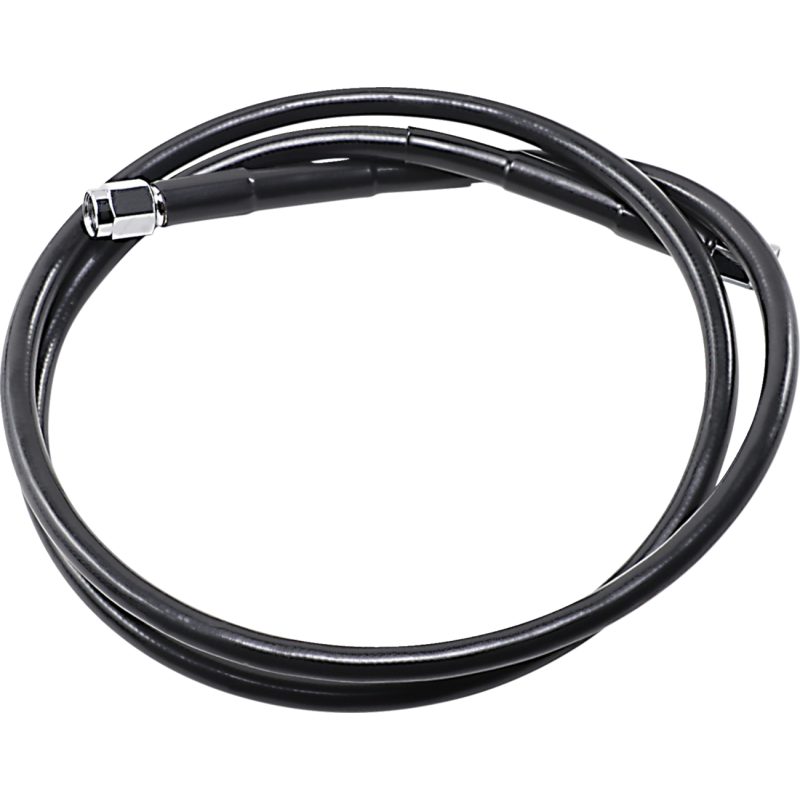 DRAG SPECIALTIES BLACK S/S BRAKE LINE 43" 843-BLK