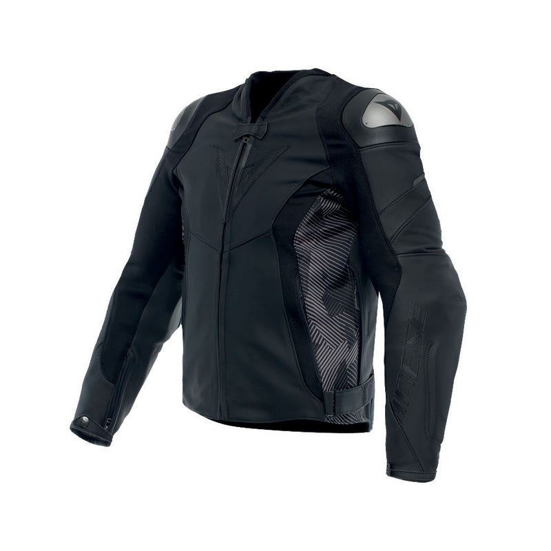 DAINESE AVRO 5 LEATHER JACKET 44 (BLACK/ANTHRACITE) 15300001-604-44