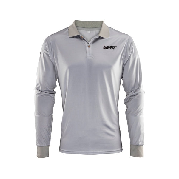 LEATT SHIRT POLO LONG TEAM STEEL L LEATT 5024400242