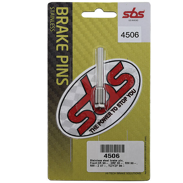 SBS BRAKE PIN HONDA/KAWASAKI/SUZUKI/YAMAHA 4506