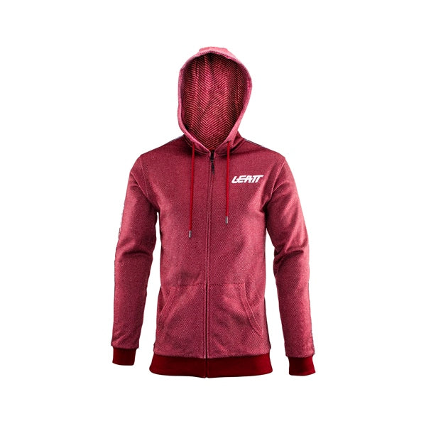 LEATT HOODIE PREMIUM ZIP RUBY XL LEATT 5024400473
