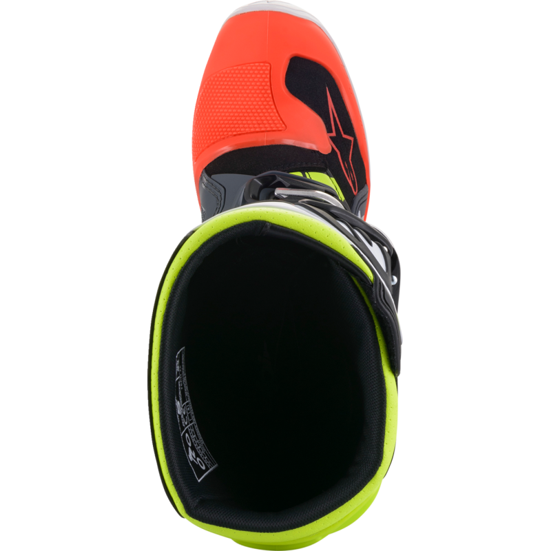 ALPINESTARS BOOT TECH 7S GY/RD/YL 6 2015017-9058-6