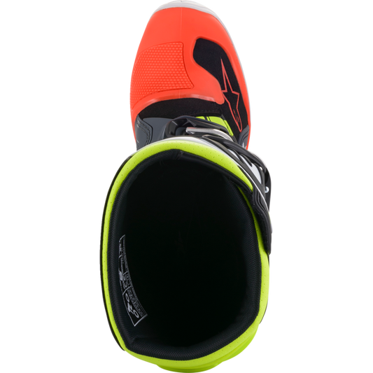 ALPINESTARS BOOT TECH 7S GY/RD/YL 4 2015017-9058-4