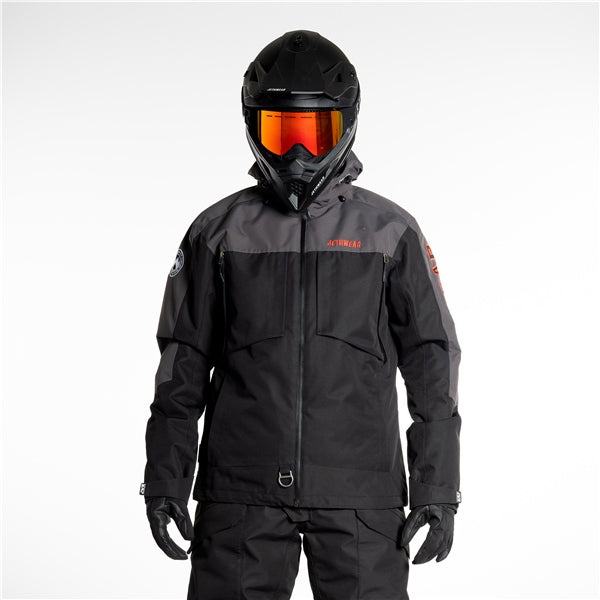 JETHWEAR JACKET CRISP MEN BK/GY/RD S J24121-049-S