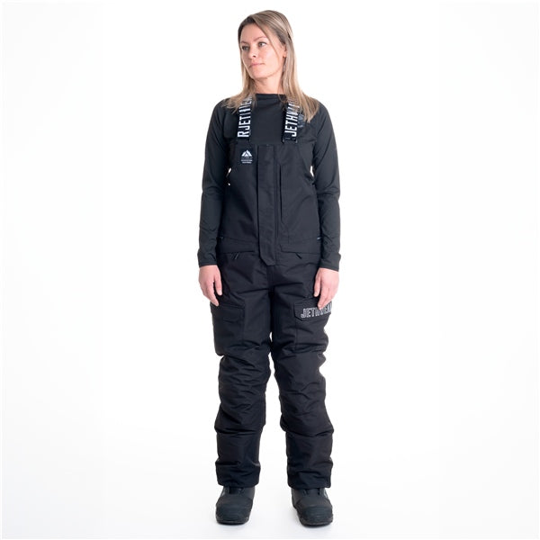 JETHWEAR BIB PANT WOM BK XL J24231-001-XL