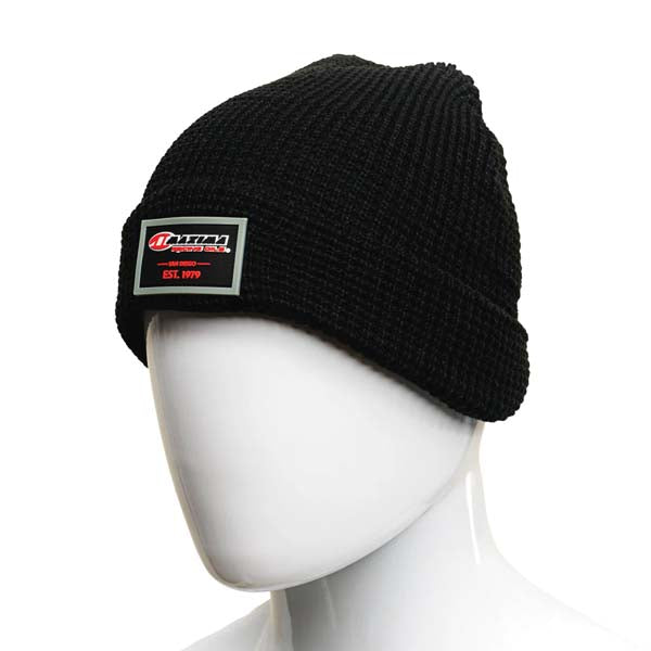 MAXIMA BEANIE RUBBER PATCH BLACK 10-10177H