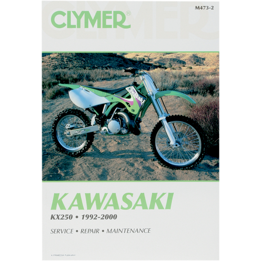 CLYMER 92-00 KAWASAKI KX250 MANUAL CM4732