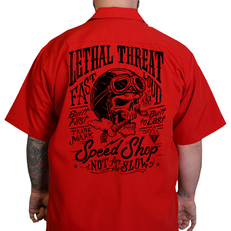 LETHAL THREAT SHIRT NOT4SLOW RED 3X DG60162XXXL