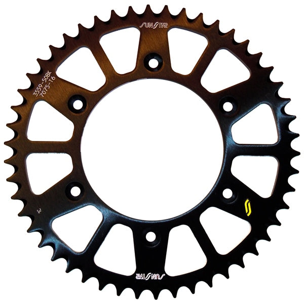 SUNSTAR SPROCKET 51 RR ALU BK SUNSTAR 5-355951BK