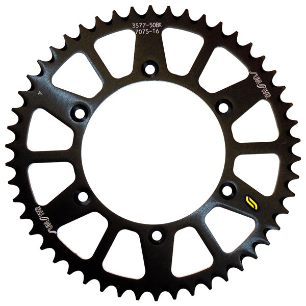 SUNSTAR SPROCKET 50 RR ALU BK SUNSTAR 5-357750BK