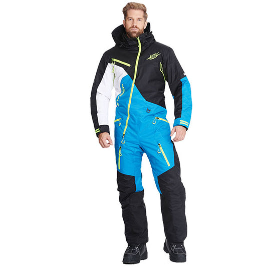 SWEEP MEN'S INSULATED SNOWCORE EVO 3.0 MONOSUIT SMALL BLACK/BLUE/WHITE TSSCE3IN-04-1