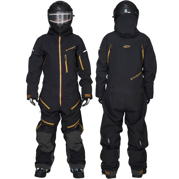 SWEEP MEN'S LIGHT TUNDRA MONOSUIT 2XL BLACK/GOLD TSTUN-023-5