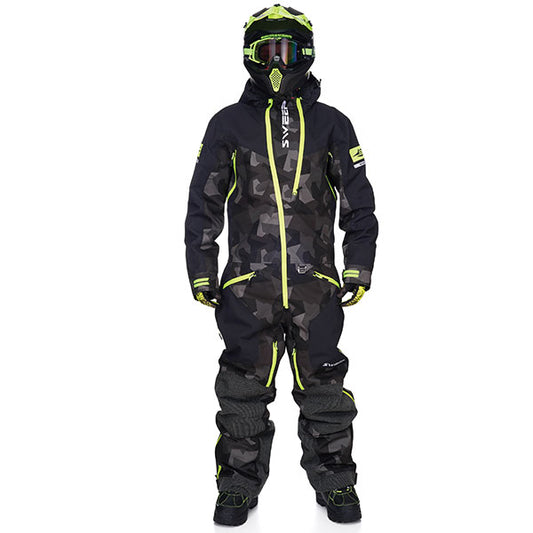 SWEEP MEN'S INSULATED PEAK MONOSUIT XL BLACK/GREY CAMO TSPEAIN-021-4