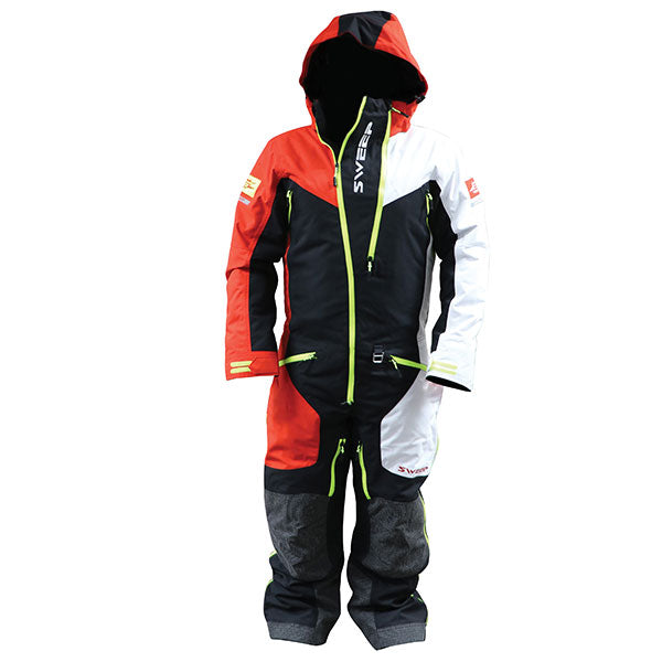 SWEEP MEN'S INSULATED PEAK MONOSUIT SMALL BLACK/RED/YELLOW TSPEAIN-001-1