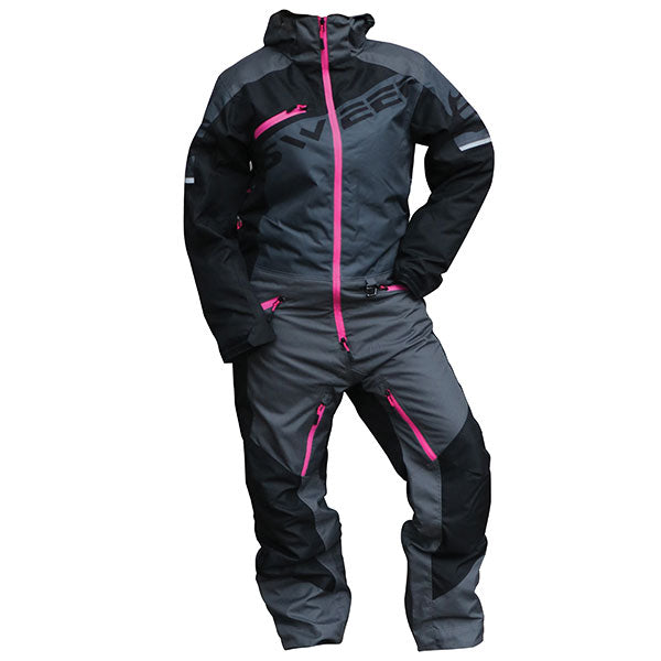 SWEEP WOMEN'S RAZOR INSULATED MONOSUIT LARGE BLACK/GREY TSRAZLIN-221-40
