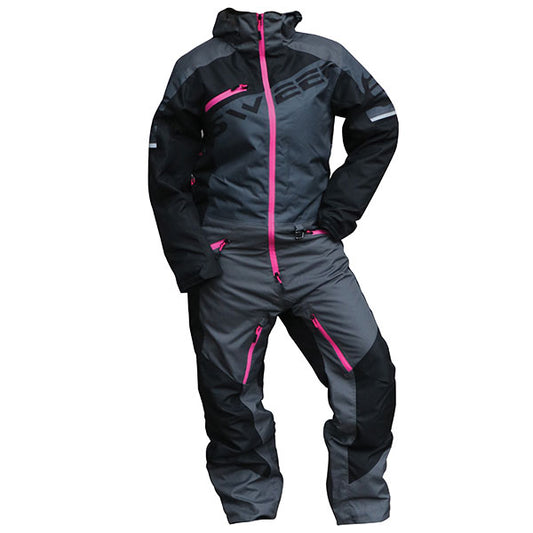 SWEEP WOMEN'S RAZOR INSULATED MONOSUIT LARGE BLACK/GREY TSRAZLIN-221-40