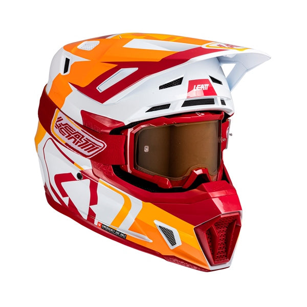 LEATT HELM MOTO 7.5 V25 KIT RUBY M LEATT 1025100362